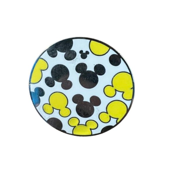 Disney Trading Pin 2010 Bright Swatches Hidden Mickey Yellow Silver White - Picture 1 of 2